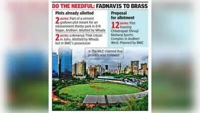 BJP MLC seeks Fadnavis's help amid row over trust land allotment