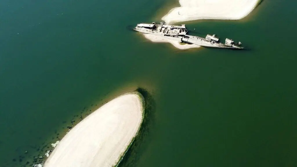 Danube drought exposes Nazi warships from 1944