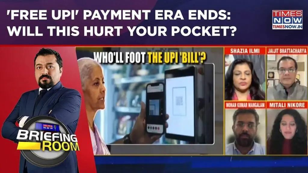 UPI charges may apply on payments above Rs 2,000