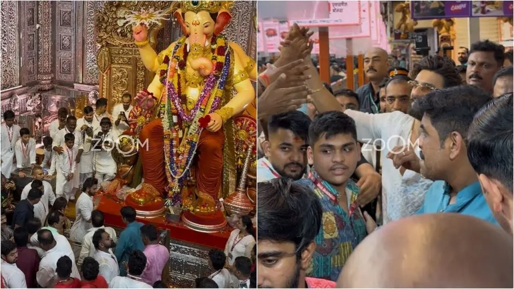 Ranveer Singh seeks blessings at Lalbaugcha Raja before second child