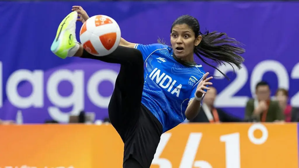 Quimcy Dsouza loses teqball bronze in two narrow sets