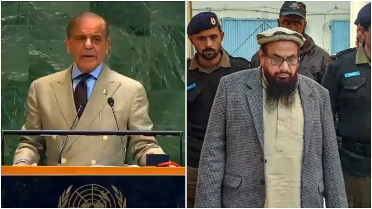 Shehbaz Sharif dodges questions on Hafiz Saeed at UN