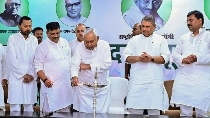 JD(U) legislators project Nishant Kumar as future Bihar CM