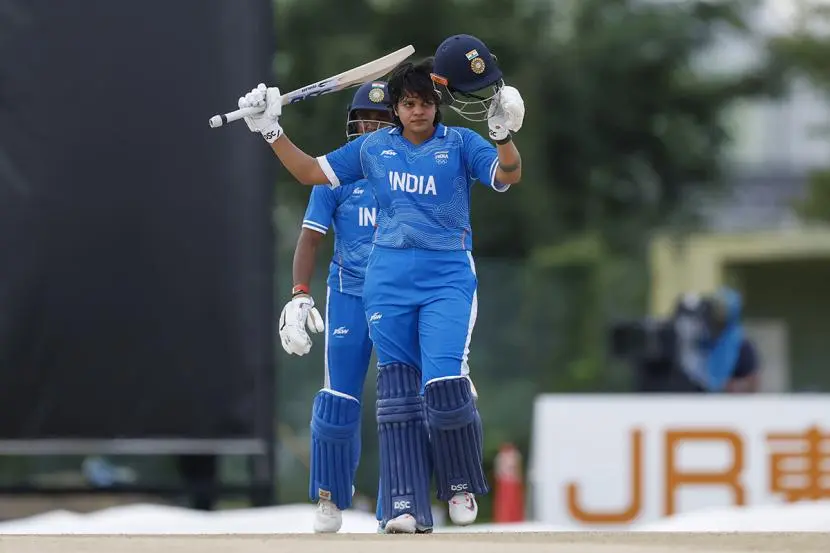 Shafali Verma scores maiden T20I century at Asian Games 2026