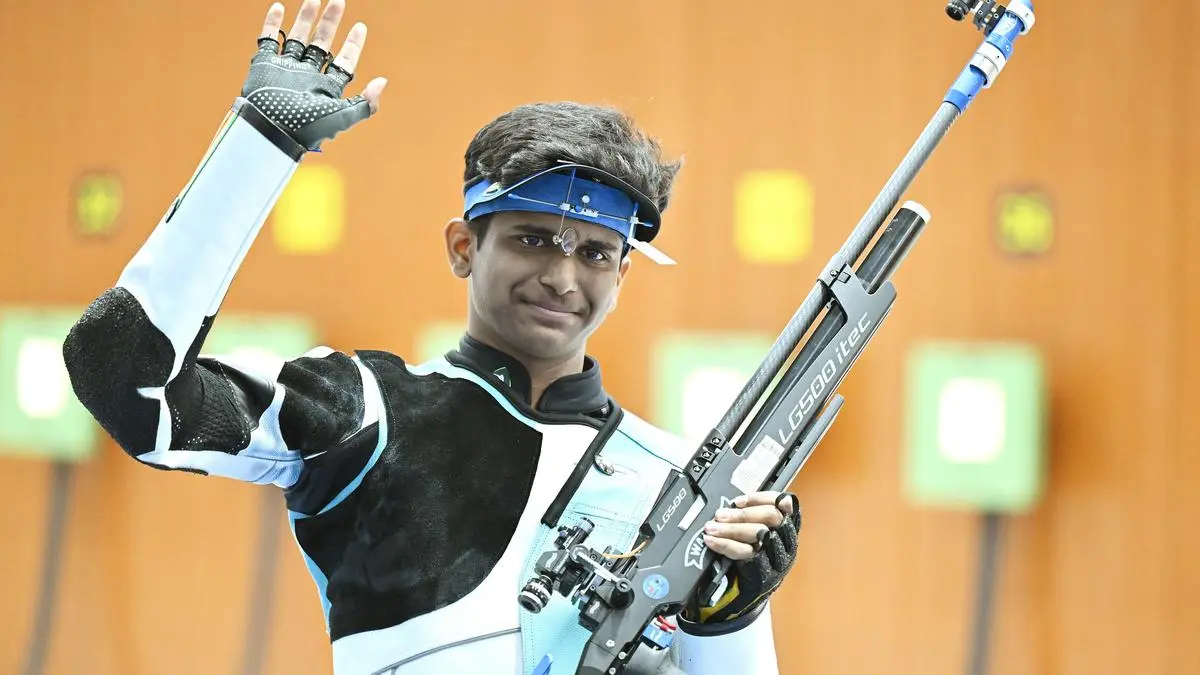 India wins silver in men's 10m air rifle team at Asian Games 2026