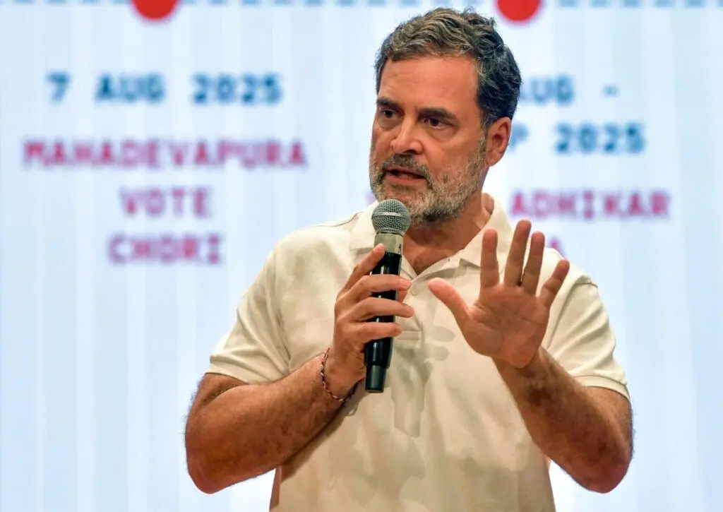 Rahul Gandhi cryptic post on rough seas amid EC row