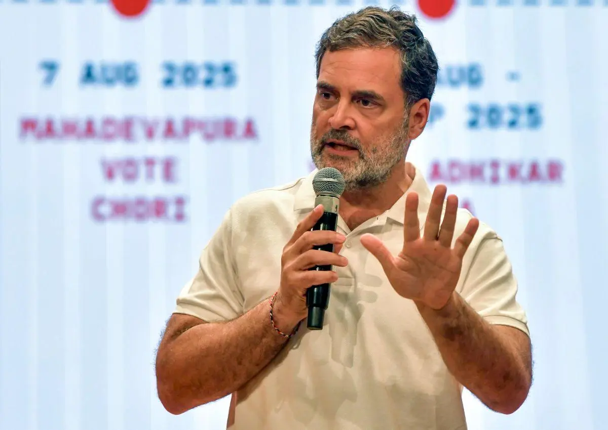 Rahul Gandhi cryptic post on rough seas amid EC row