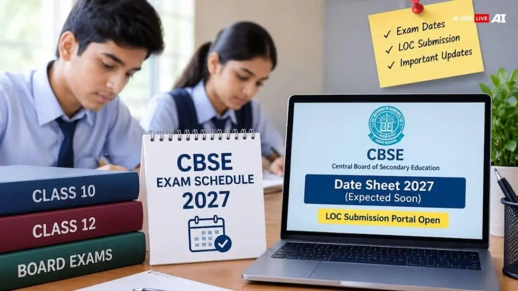 CBSE Class 10, 12 date sheet 2027 expected soon, LOC portal open