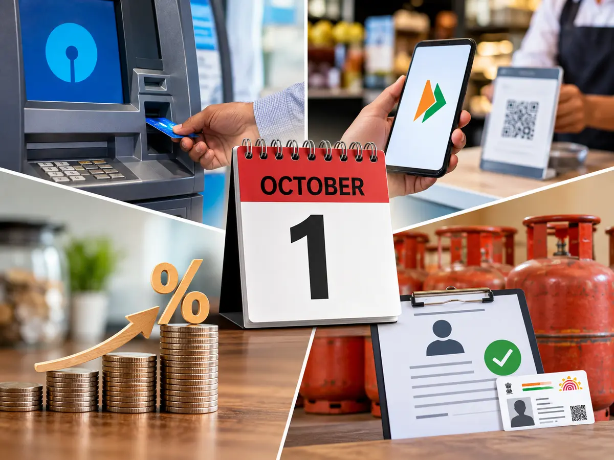 5 key rule changes from October will hit ATMs, NPS, LPG and UPI