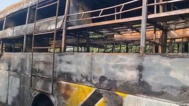 Noida bus fire kills 9, vehicle had fines over Rs 1.7 lakh