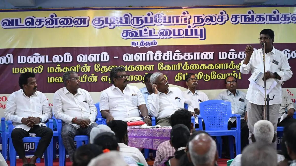 North Chennai residents demand civic infrastructure, pollution control in Manali