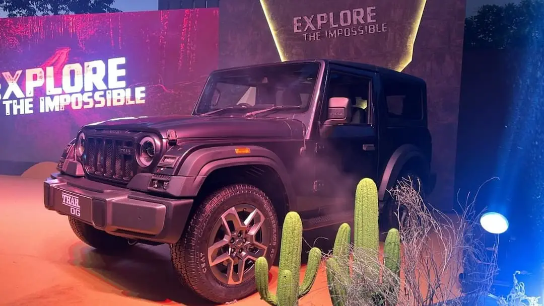 Mahindra Thar OG 3-door SUV launched at Rs 10.32 lakh