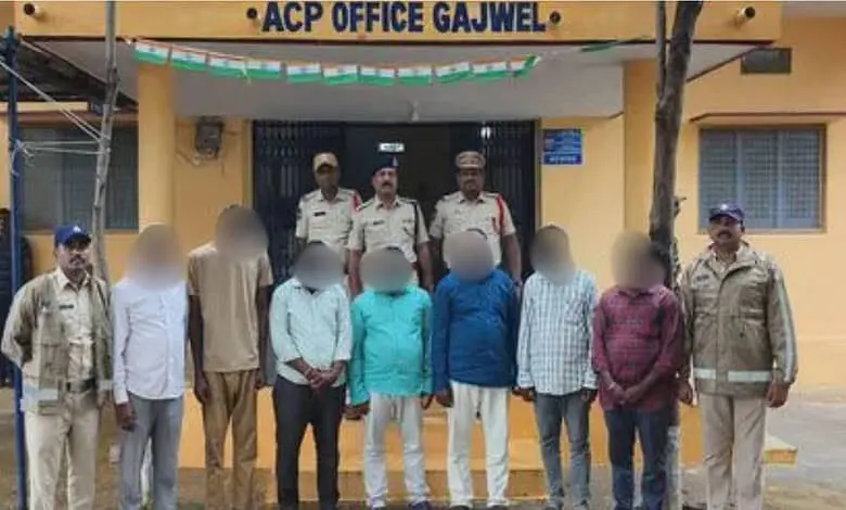 Seven BRS leaders arrested in purification case