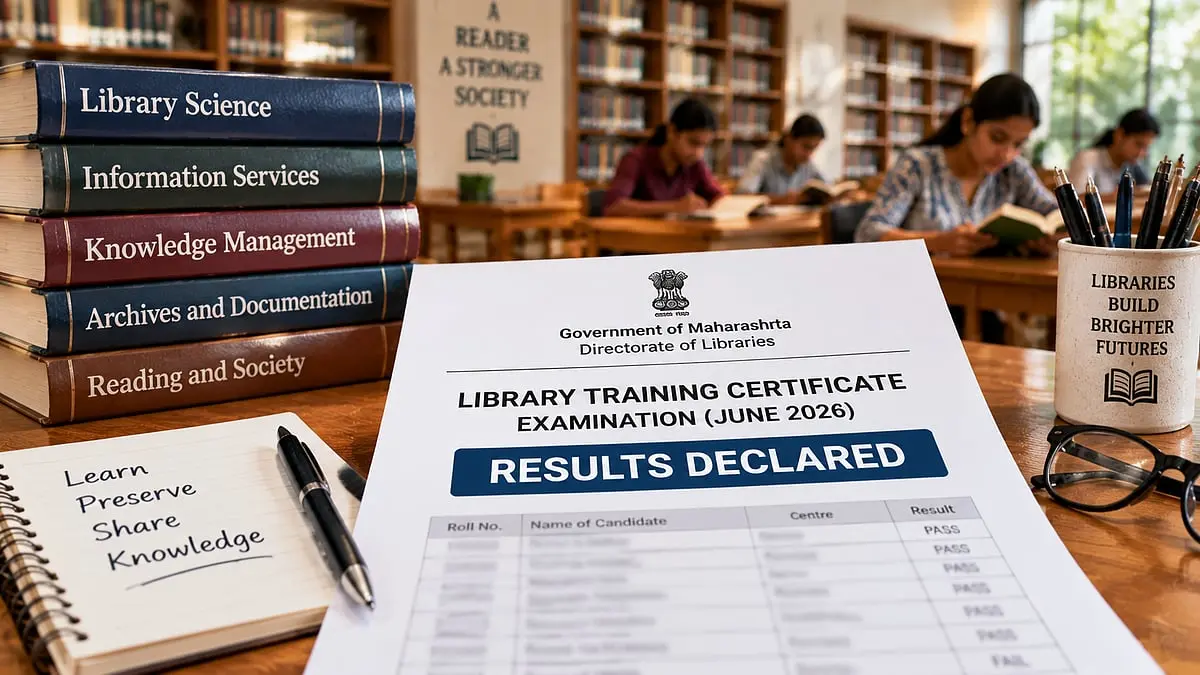 1,295 pass Maharashtra library exam, Gondia centre tops at 100%