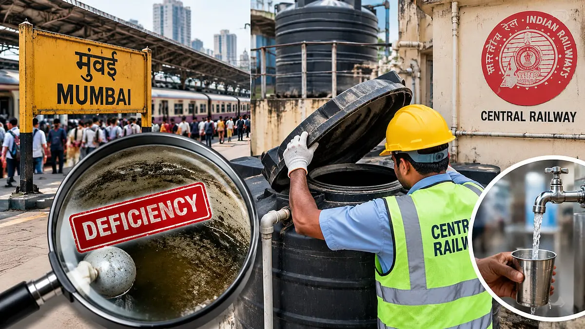 Central Railway fixes 409 of 410 deficient water tanks in Mumbai