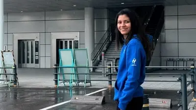 Quimcy Dsouza to play for teqball bronze at Asian Games
