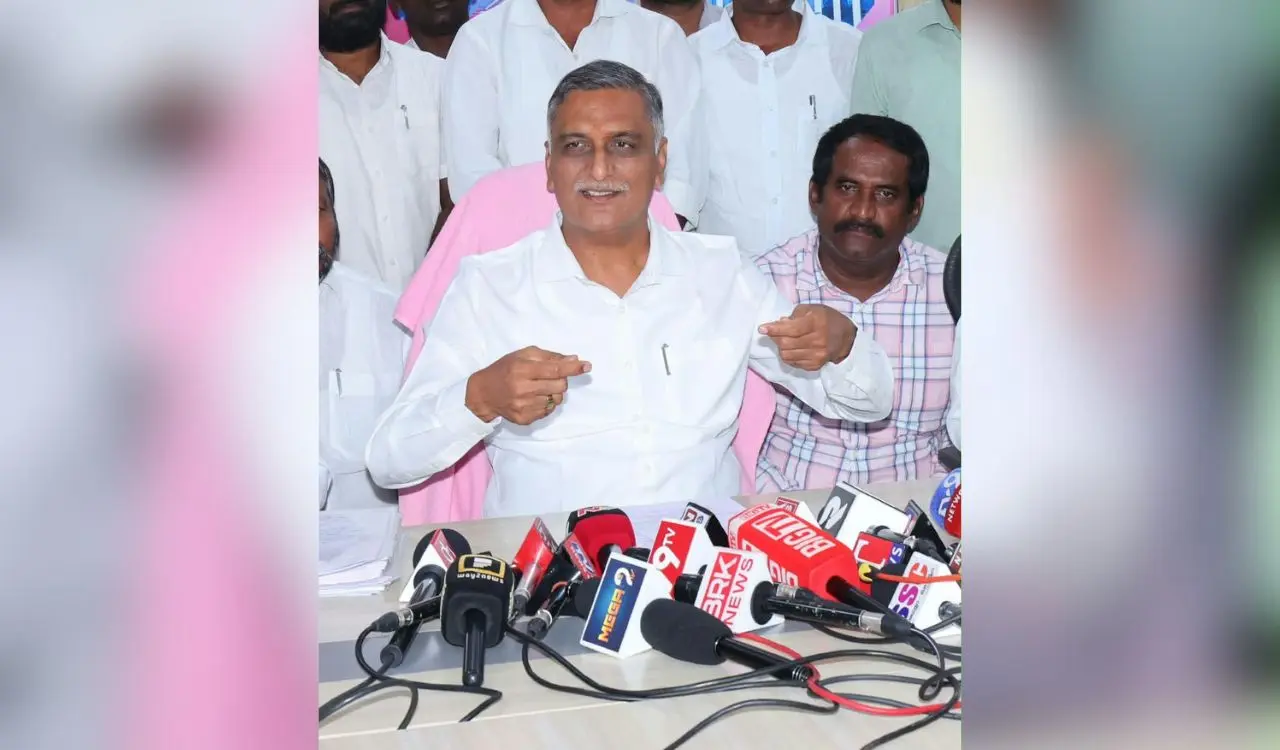 Harish Rao accuses Congress of wasting Krishna waters, misleading Assembly