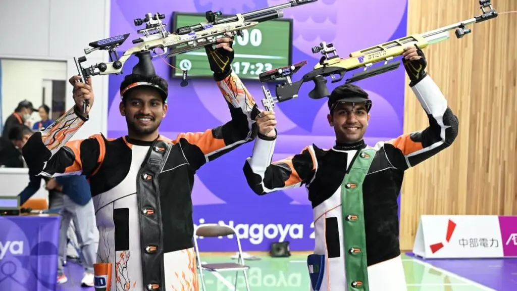 Himanshu silver, Rudrankksh bronze in Asian Games 10m air rifle