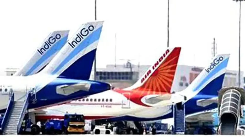 Domestic air traffic falls 6.34% in August, IndiGo share dips