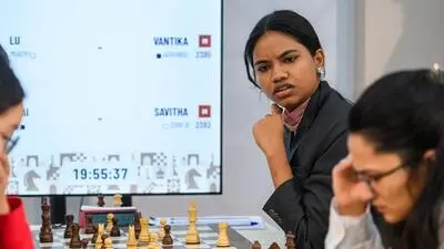 Savitha Shri saves India women draw China in Chess Olympiad round 10