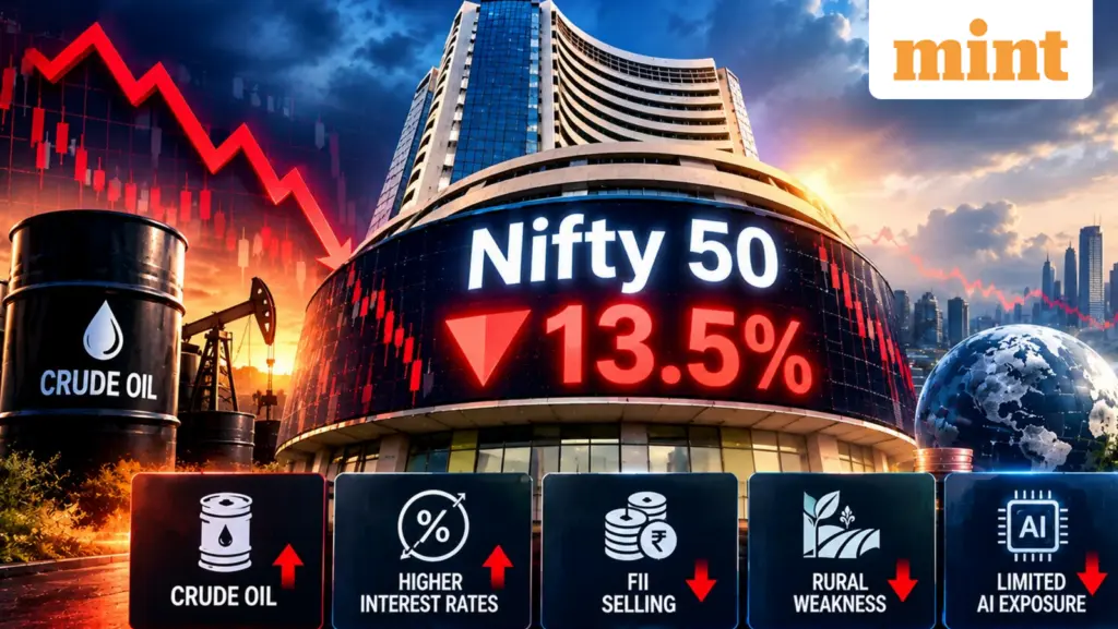 Nifty 50 down 13.5% in 2026, set for worst year in 15 years