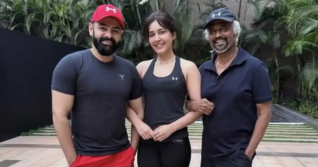 Raashi Khanna's Instagram post confirms Ram Pothineni in Rajinikanth's Dharman