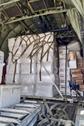 India sends ninth relief flight to Nepal with 11 tonnes aid
