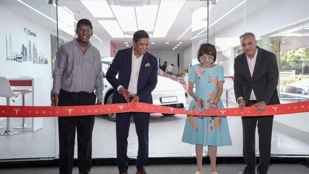Tesla opens sixth India Experience Centre in Chennai