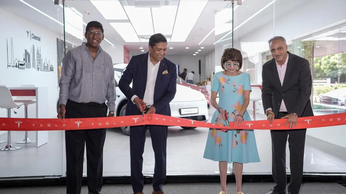 Tesla opens sixth India Experience Centre in Chennai
