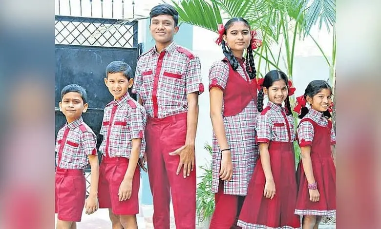 Telangana CM orders colourful uniforms for government schools