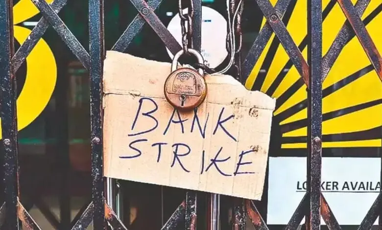 Bank unions begin three-day strike from Monday