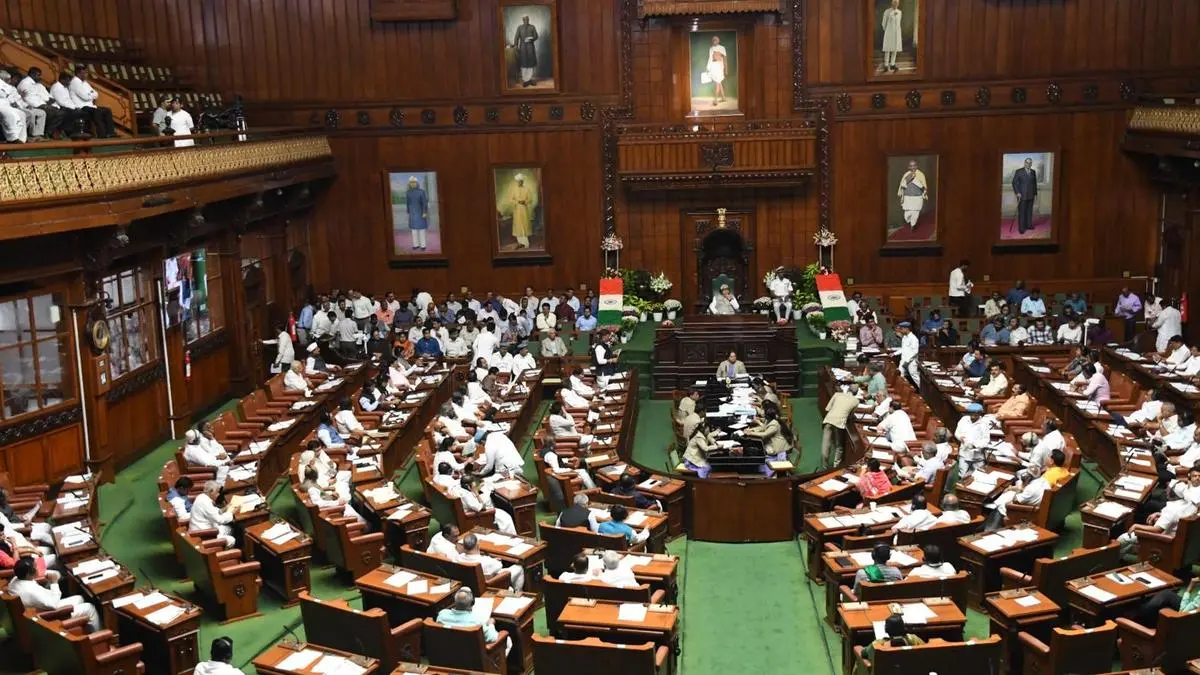 BJP legislators sing full Vande Mataram in Karnataka Assembly