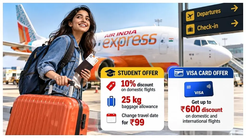 Air India Express offers students 10% discount, extra baggage