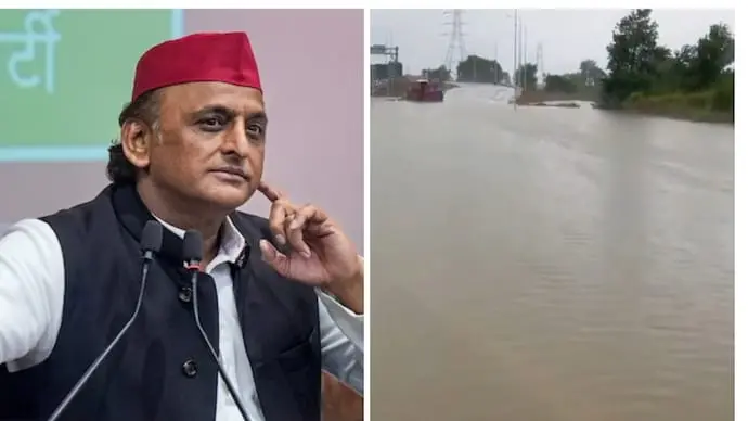 10 dead in UP rains, Akhilesh mocks waterlogged expressway