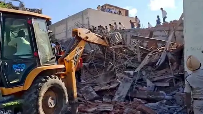 4 killed in Ambala building collapse, rescue operation ongoing