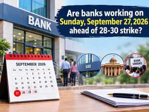 Public sector banks open Sunday before three-day strike