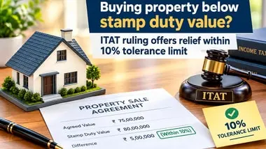 Property bought below stamp duty value may avoid tax within 10% tolerance