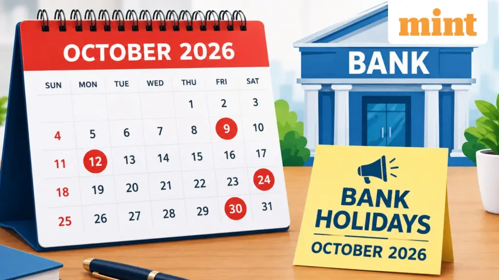 Banks to remain shut for up to 11 days in October 2026