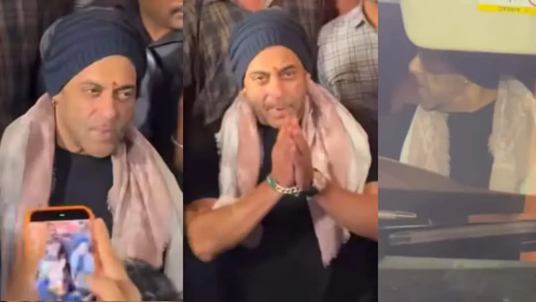 Salman Khan mobbed after Ganpati darshan, scolds driver