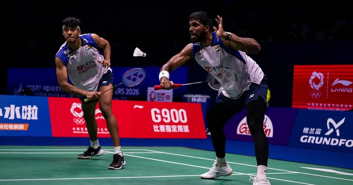 Defending champions Satwik-Chirag crash out of Asian Games 2026