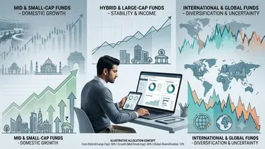 Motilal Oswal suggests 50:40:10 equity mutual fund mix