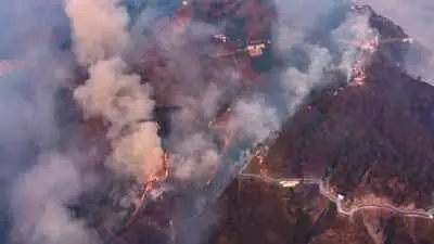 Fire damages Mata Vaishno Devi helipad in Katra, no injuries
