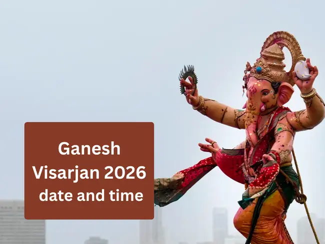 Ganesh Visarjan 2026 on September 25, auspicious timings listed