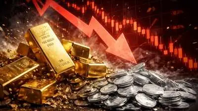 Gold, silver futures fall on weak demand and selling