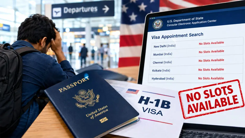 H-1B visa slots gone for 2026, thousands of Indians stranded