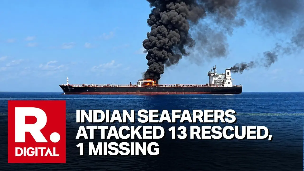 13 Indian crew rescued after Oman vessel attack, one missing