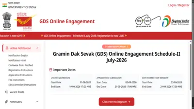 India Post GDS registration closes Wednesday for 23,757 posts