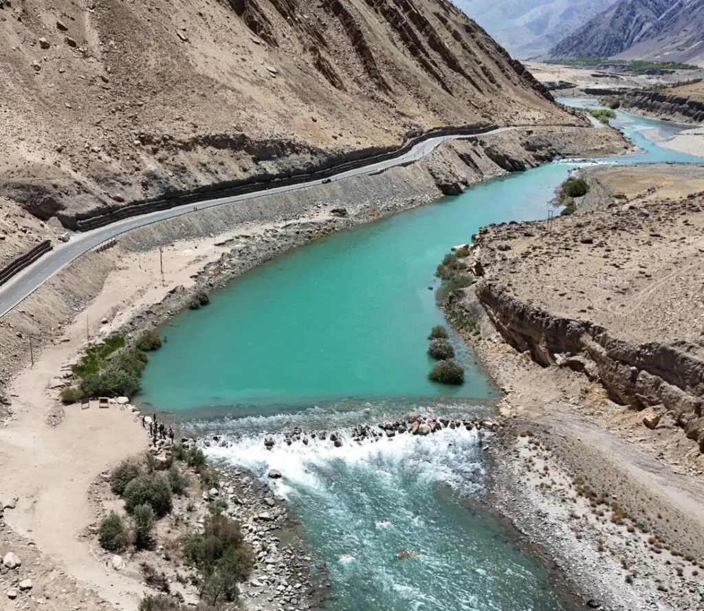 Ladakh rock check dams withstand peak summer flows, LG says
