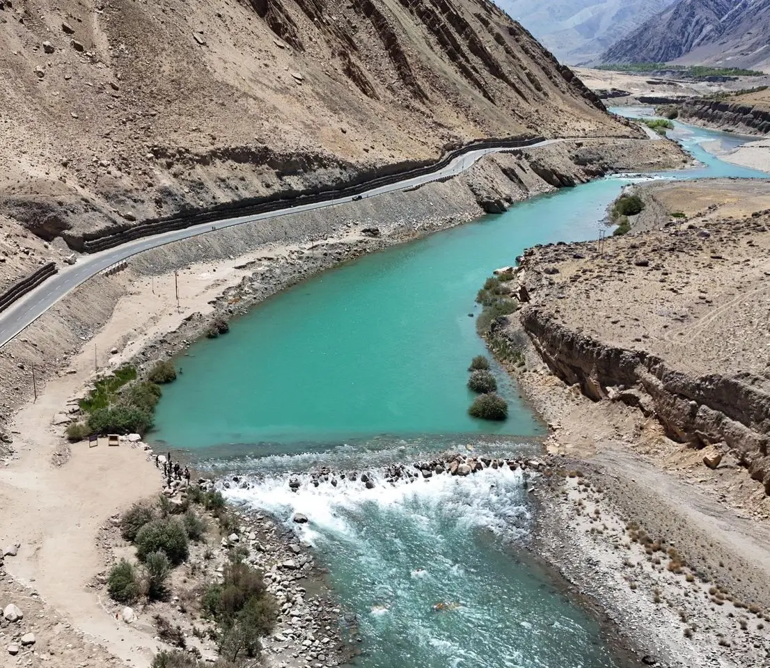 Ladakh rock check dams withstand peak summer flows, LG says