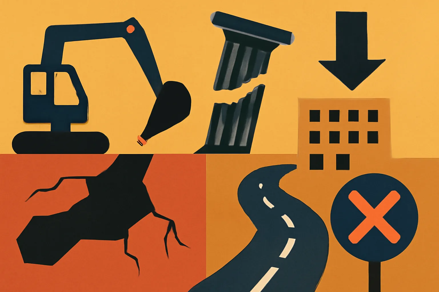 Illustration: Repeated digging ravages Delhi roads as agencies fail to coordinate